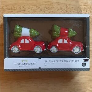 Threshold Red Truck with Green Tree Salt & Pepper Shaker Set